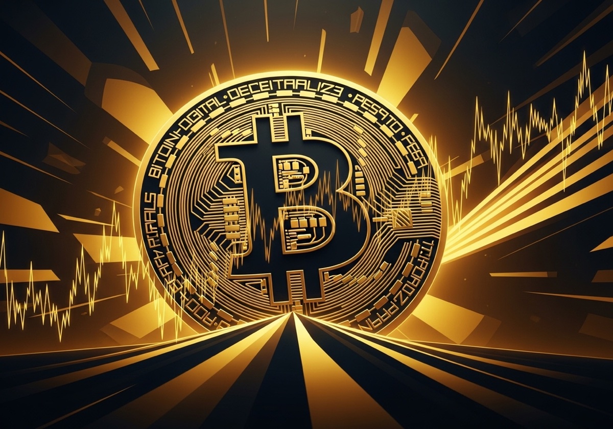 Bitcoin market analysis and cryptocurrency insights - Professional trading chart visualization